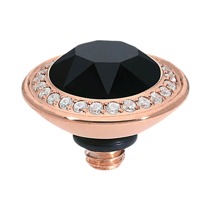 QUDO Tondo Deluxe Crystal Jewelry Topper – Rose Gold