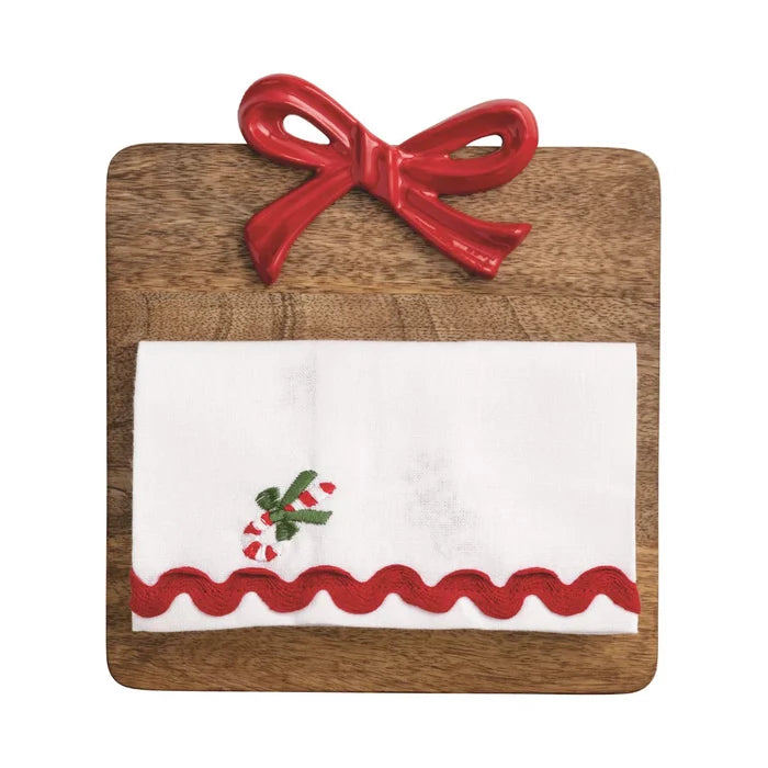 Red Bow Square Board