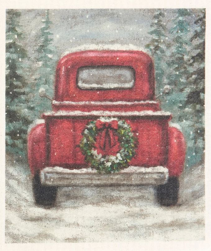 Red Truck Swedish Cloth- 2 STYLES