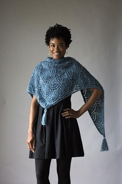Reflection Shawl Pattern Rozetti Yarns