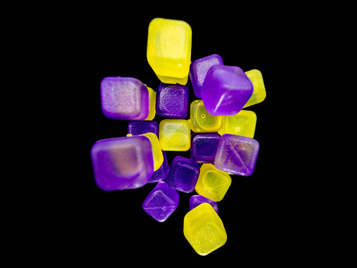 CUBED ICE CUBED ICE-Purple-Yellow-10lb Bag