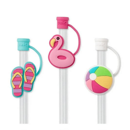 Reusable Straws W/ Toppers (Mult Styles)