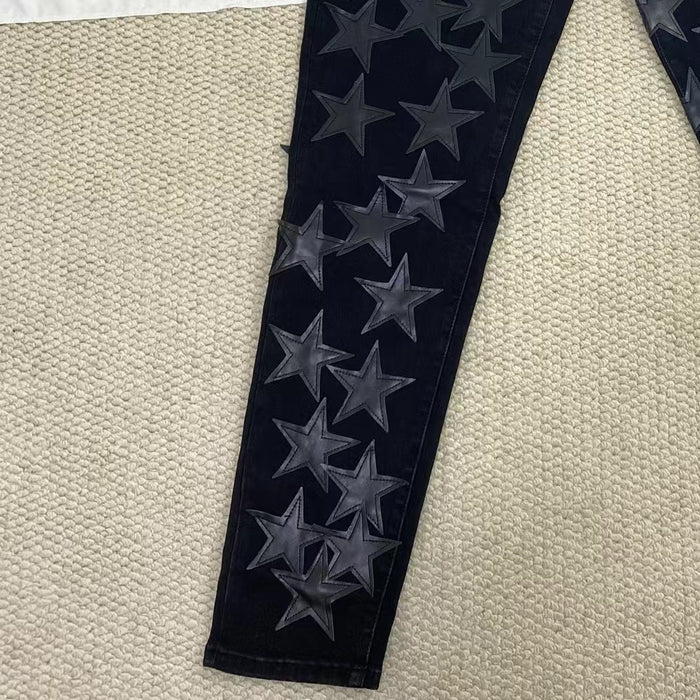 Ripped Star Casual Jeans