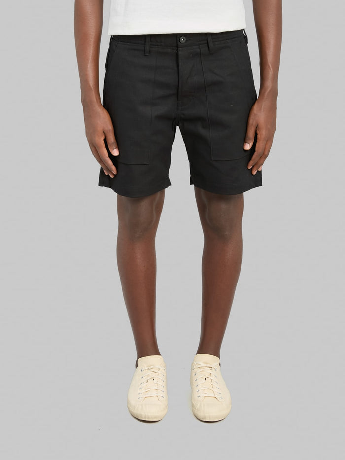 Rogue Territory Fatigue Shorts Black Canvas
