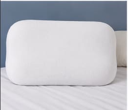 Rony Memory Foam Pillow with Cotton Cover – White Ergonomic Neck Support Pillow 45 x 70 cm