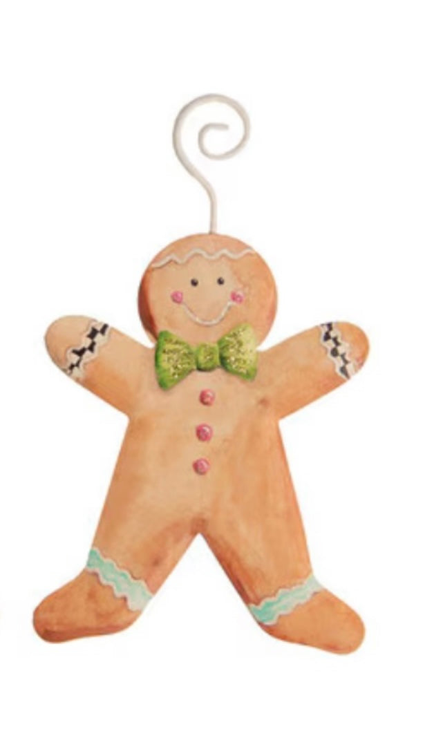 Round Top Gingerbread Boy Ornament