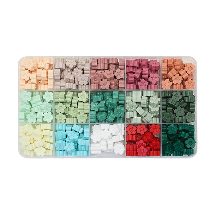 Sakura Realm: 15-Color Wax Seal Beads Set