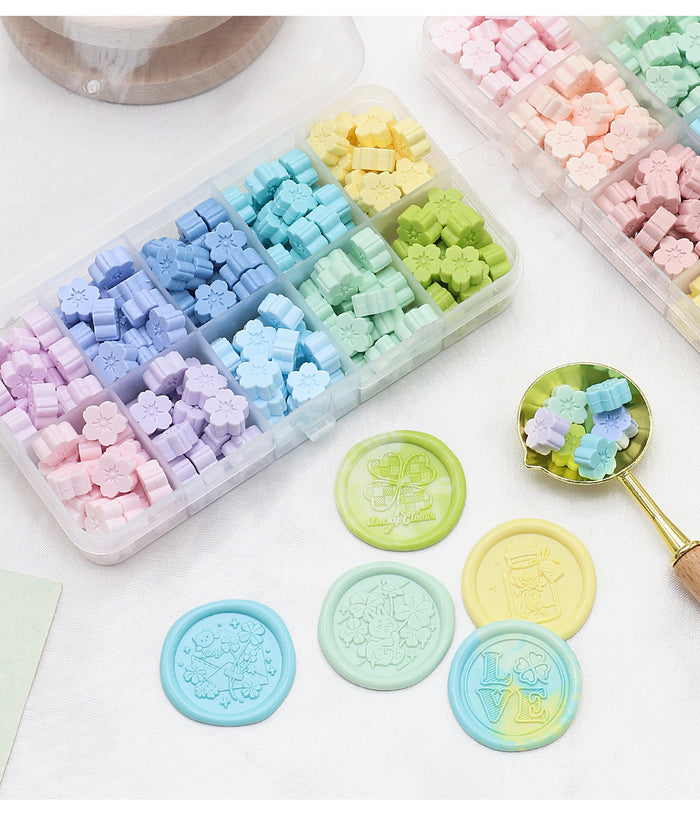 Sakura Realm: 15-Color Wax Seal Beads Set