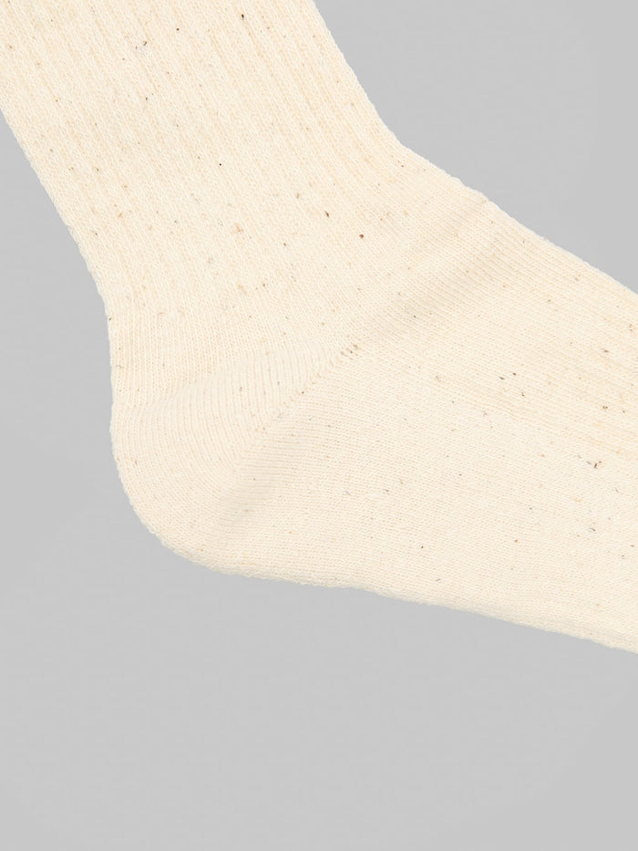 Samurai Jeans SJKS SC02 Samurai Cotton Socks Natural heel