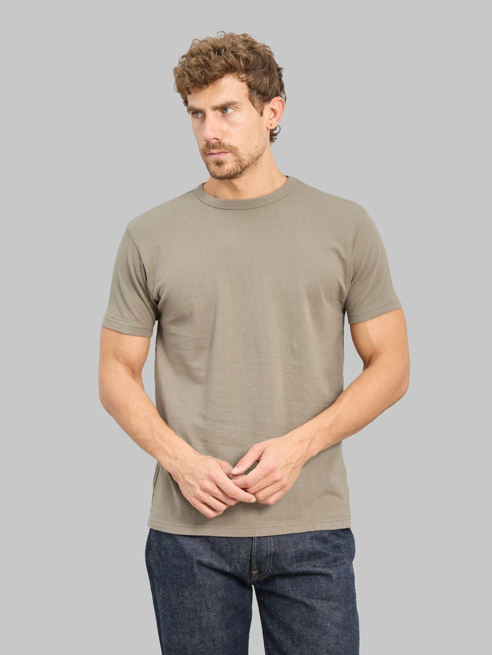 Samurai Jeans SJST-RIM Inlay Loopwheel Solid Tee Concrete Grey