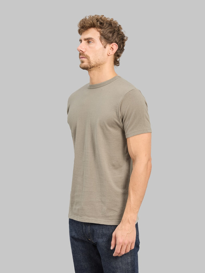 Samurai Jeans SJST-RIM Inlay Loopwheel Solid Tee Concrete Grey