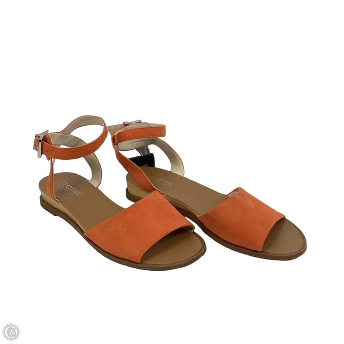 Sandals Flats By Kenneth Cole In Orange, Size: 8