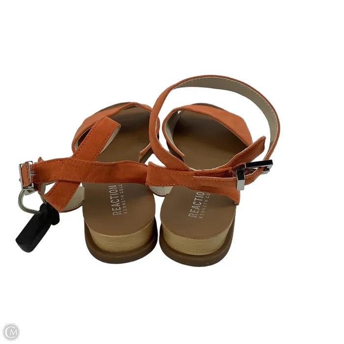 Sandals Flats By Kenneth Cole In Orange, Size: 8