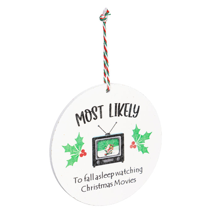 Santa Ornament Christmas Most Likely To... 12 STYLES
