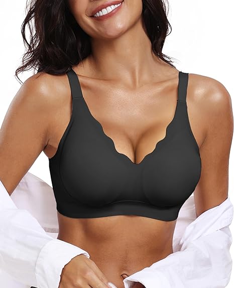 Scalloped Wireless Jelly Bra
