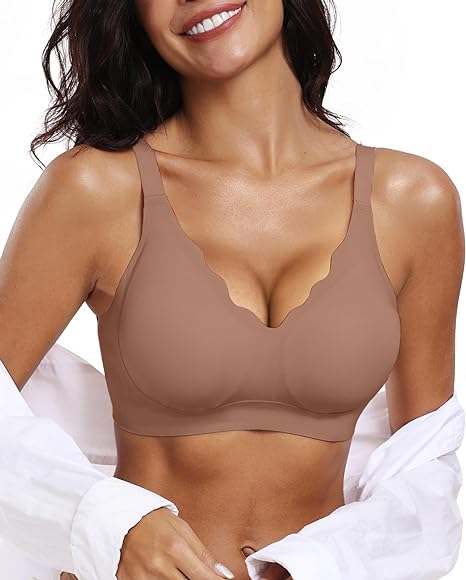 Scalloped Wireless Jelly Bra