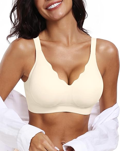 Scalloped Wireless Jelly Bra