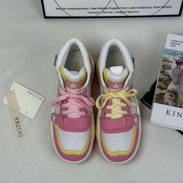 Scattered high-top sneakers