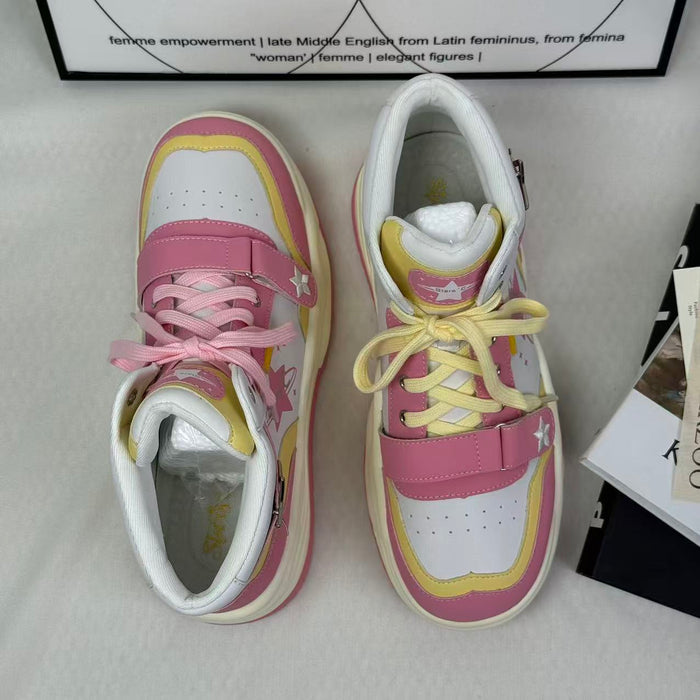 Scattered high-top sneakers