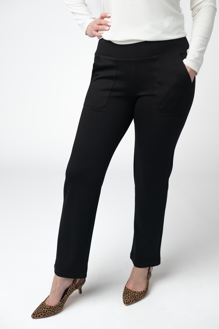 Scuba Ankle Bottoms- Black