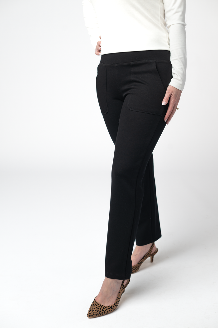 Scuba Ankle Bottoms- Black