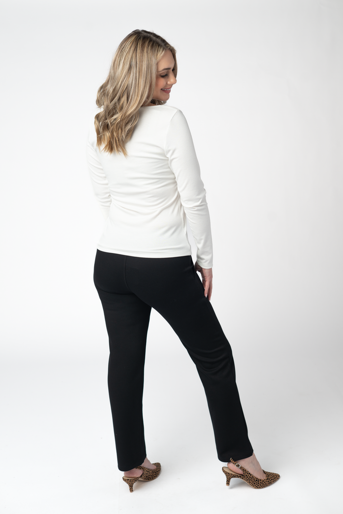 Scuba Ankle Bottoms- Black