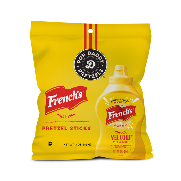 Seasoned Pretzels - 3oz - French's Mustard