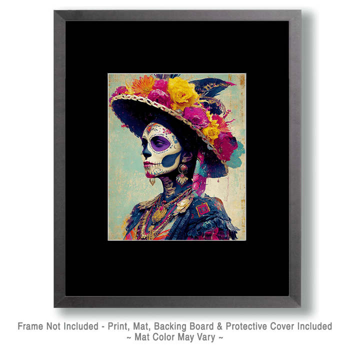 Senorita Mia Día de Muertos Art Print - 8"x10"