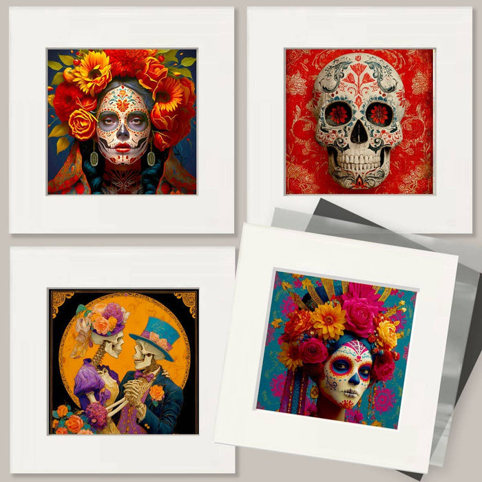 Senorita Mia Día de Muertos Art Print - 8"x10"
