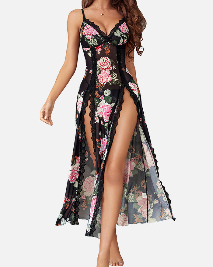 Black Floral / S