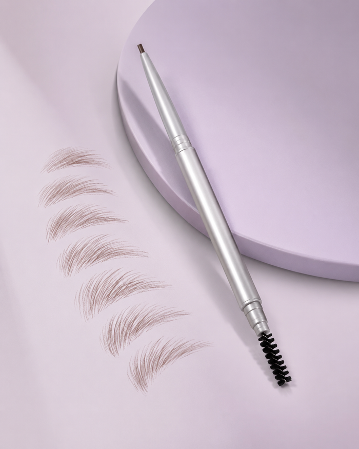 SHEGLAM 0.9mm Thin Brow Pencil – Auburn, Fine Tip Eyebrow Defining Pencil with Spoolie