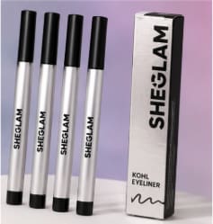 SHEGLAM Black Retractable Eyeliner Pencil, Smooth Eye Defining Liner for Smoky Makeup Looks