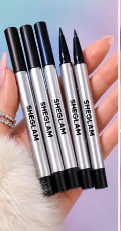 SHEGLAM Black Retractable Eyeliner Pencil, Smooth Eye Defining Liner for Smoky Makeup Looks