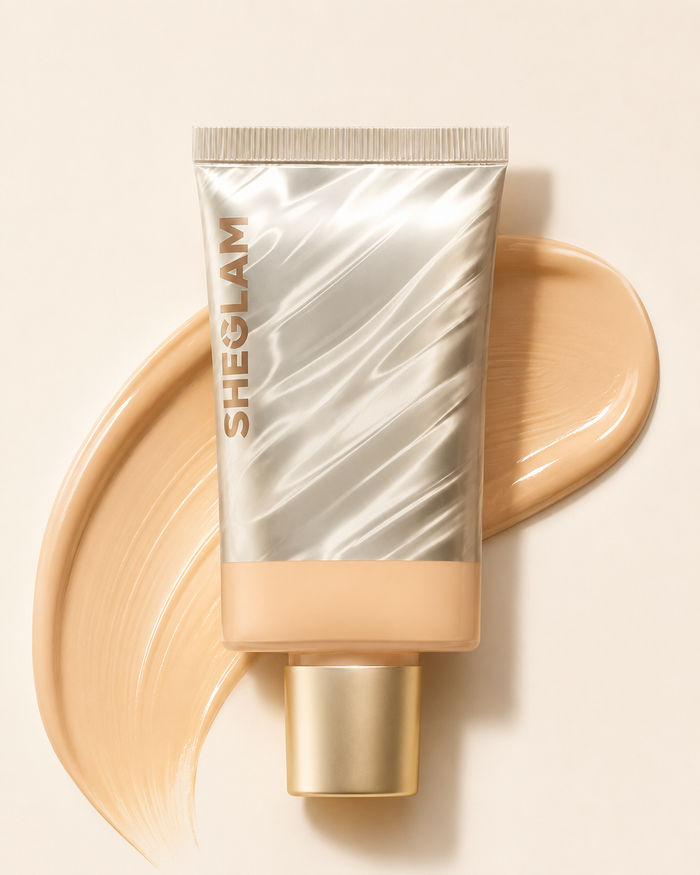 SHEGLAM Skin Tint – Buttercream, SPF 20 Hydrating Dewy Base Makeup