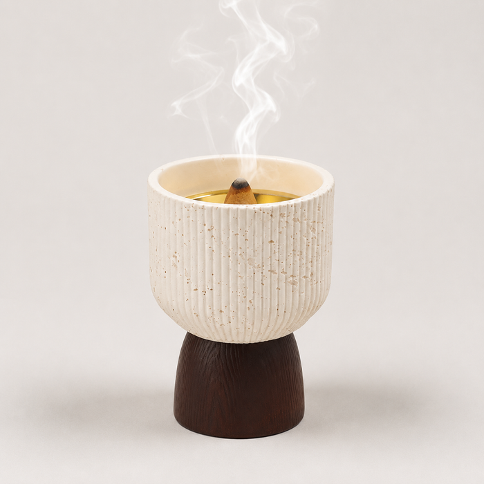 SHEIN Ceramic Incense Burner Holder – Decorative Home Aroma Burner, Fast Delivery in 5 Days