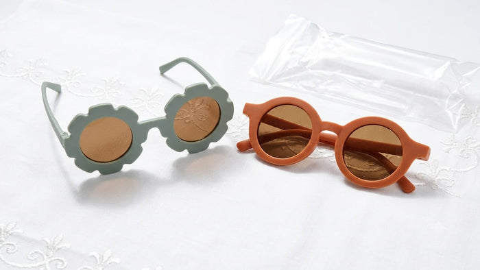 SHEIN Kids Round Sunglasses Set – Cute Flower & Circle Frame Sunglasses, SHEIN Fast Delivery in 5 Days