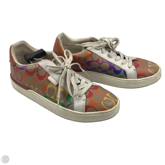 Shoes Designer By Coach In Multi-colored, Size: 7