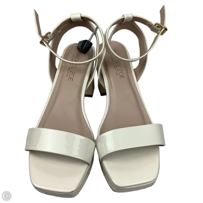 Shoes Heels Block By Rachel Zoe In White, Size: 8.5