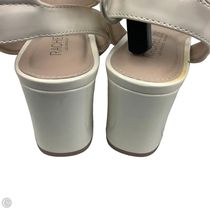 Shoes Heels Block By Rachel Zoe In White, Size: 8.5