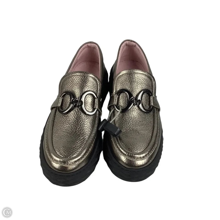 Shoes Heels Platform By Cma In Gold, Size: 9.5 (40)