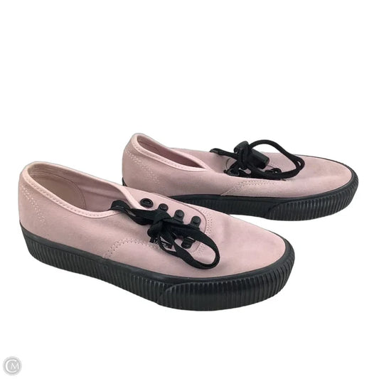 Shoes Sneakers By Vans In Pink, Size: 9.5