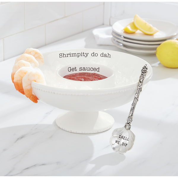 SHRIMP COCKTAIL SERVING DISH SET