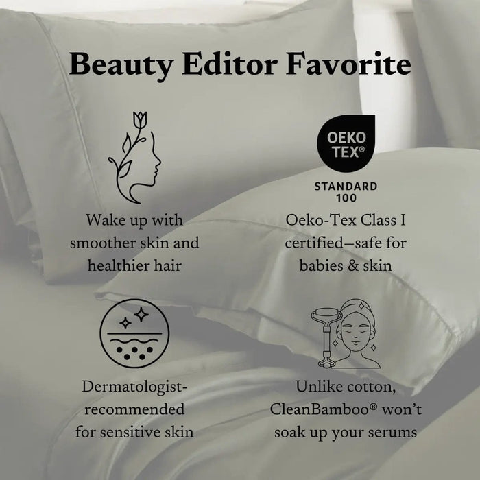 ettitude Signature Sateen Pillowcase Set - 12 Color Options