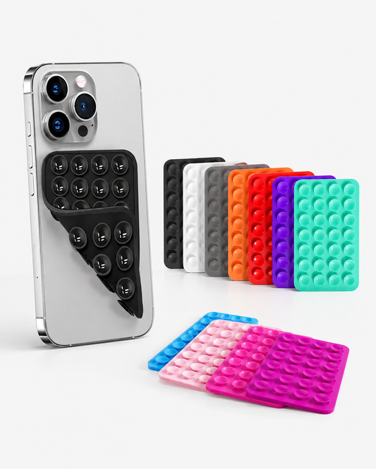 Silicone Suction Phone Mount Pad – Anti Slip Adhesive Phone Holder