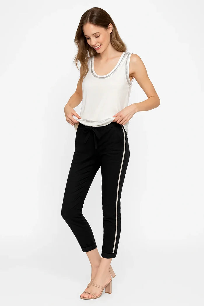 Silver Foiled Tank Top- 2 colors