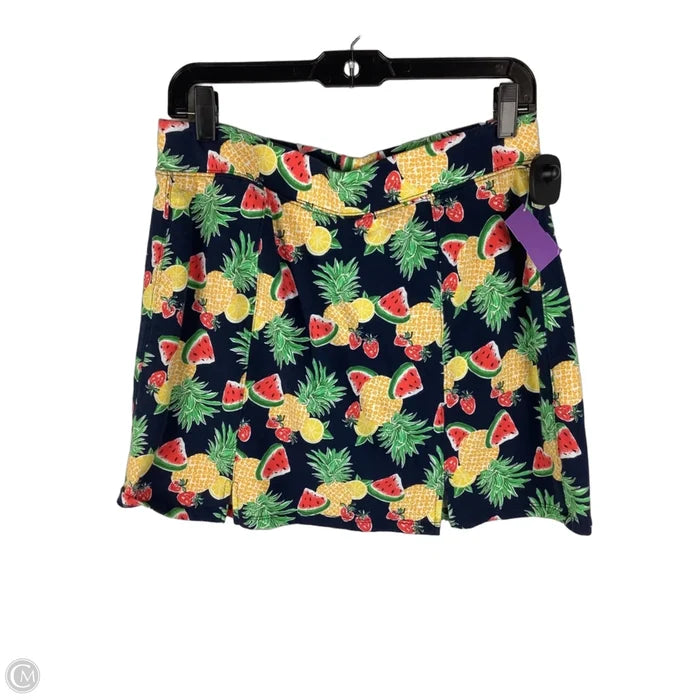 Skort By Crown And Ivy In Blue & Red, Size: M
