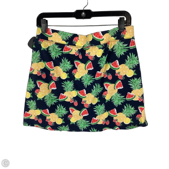 Skort By Crown And Ivy In Blue & Red, Size: M