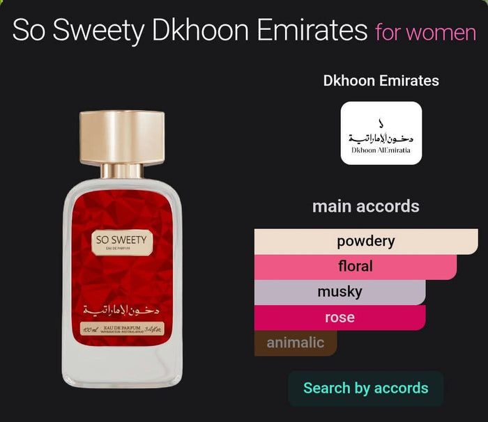 So Sweet Eau De Parfum 100ml by Dukhoon Emirates – Fast Delivery in 5 Days