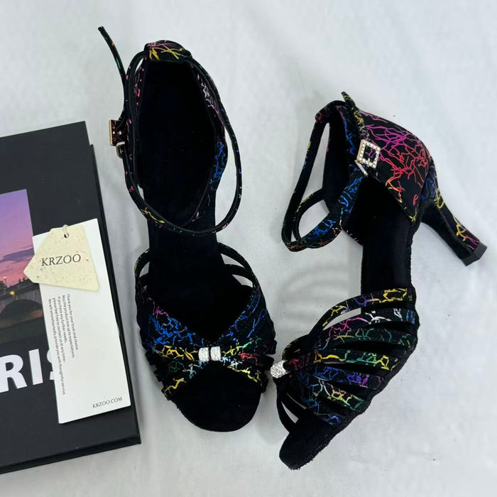 Soft-Soled Indoor High-Heeled Dance Shoes