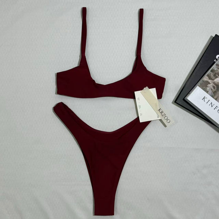 Sports vest and separate swimsuit